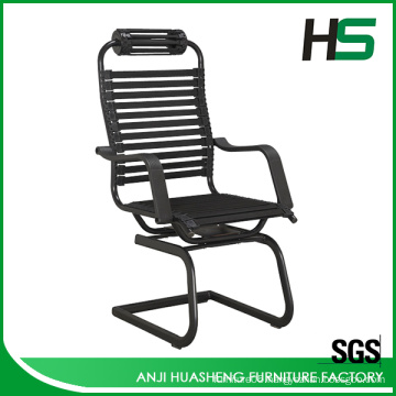 High quality bow frame black bungee office meeting chair